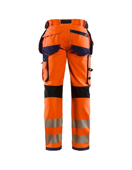 High Visibility 4-Way Stretch Pants with Floating Pockets 1994 Blaklader