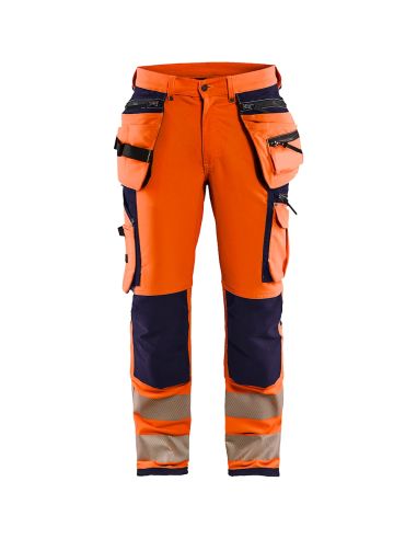 High Visibility 4-Way Stretch Pants with Floating Pockets 1994 Blaklader