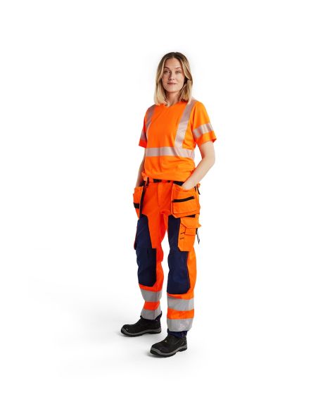 High Visibility UV Protection Women's Work T-Shirt 3336 Blaklader