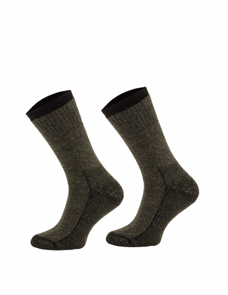 Chaussettes d'hiver de trekking en laine mérinos durables et douces