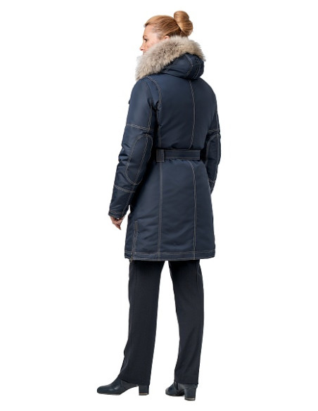 Women's Yakoutsk Parka in Blue Technoavia