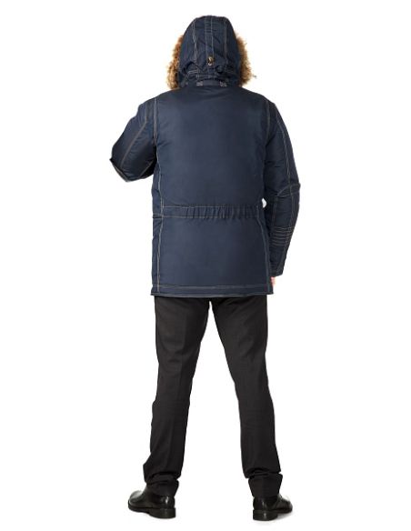 Men's Yakoutsk Parka in Blue Technoavia