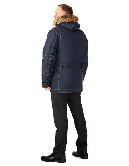 Men's Yakoutsk Parka in Blue Technoavia