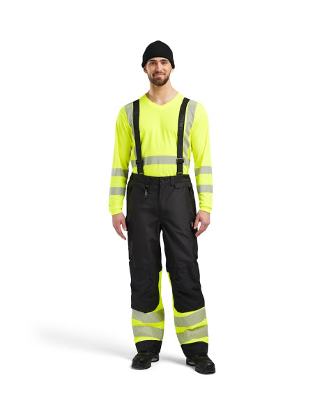 Pantalon Hardshell Haute Visibilité Renforts Cordura 1877 Blaklader