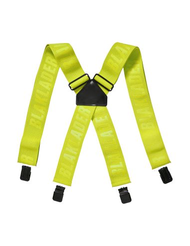 Blaklader 4009 High Visibility Wide Suspenders with Durable Metal Clips