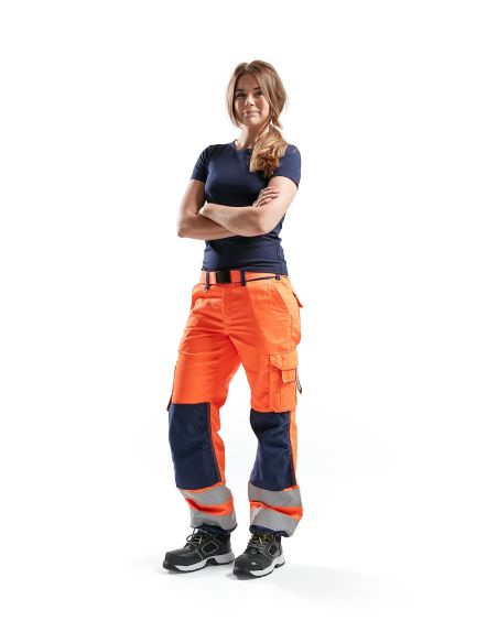 Blaklader high-visibility belt with metal buckle 4034