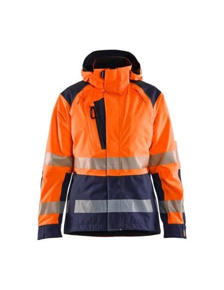 Veste Hardshell Blaklader Femme 4436 haute visibilité 11.000 mm