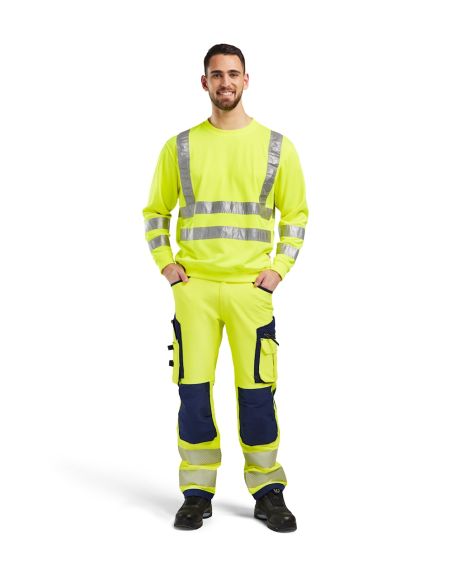 Blaklader 3341 High Visibility Plus Size Sweatshirt