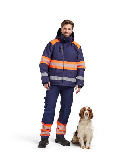 Blaklader 4480 winter jacket high visibility high waterproofness 15.000 mm