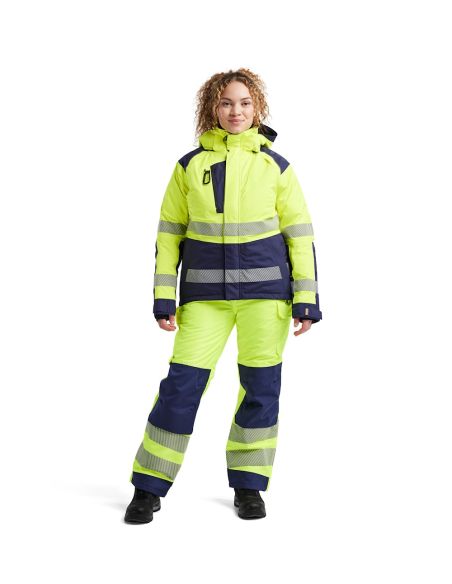 Women's Blaklader 4456 Winter Jacket, high visibility, waterproof 10,000 mm