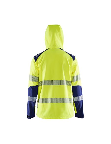 Blaklader 4491 high-visibility softshell jacket 10,000 mm rain resistance