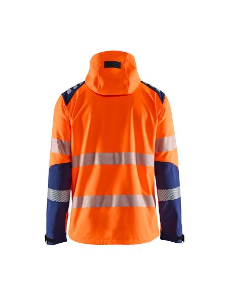 Blaklader 4491 high-visibility softshell jacket 10,000 mm rain resistance