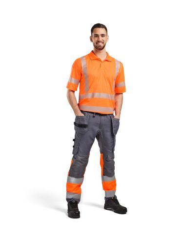 High Visibility UV Protection Polo 40+ 3428 Blaklader