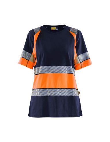 Women's High Visibility Work T-shirt, Breathable and UV Resistant 3410 Blaklader