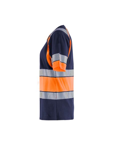 Women's High Visibility Work T-shirt, Breathable and UV Resistant 3410 Blaklader