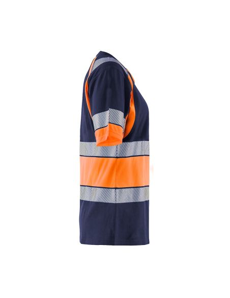 Women's High Visibility Work T-shirt, Breathable and UV Resistant 3410 Blaklader