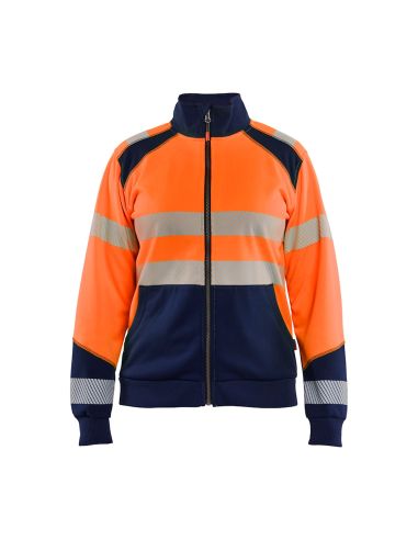 Women's Zip-Up Sweatshirt, New Collection, High Visibility 3508 Blaklader