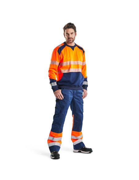 High Visibility Kangaroo Pocket Sweatshirt New Collection 3541 Blaklader