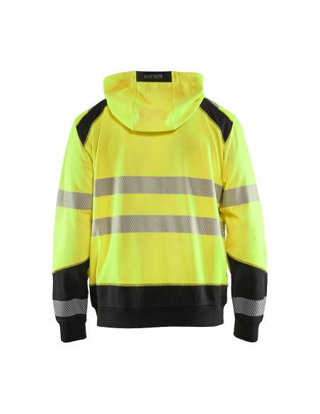 Full zip sweatshirt with Kangaroo pocket New collection High visibility 3546 Blaklader