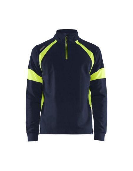 Blaklader Zip-Up Sweatshirt 100% Cotton 3550