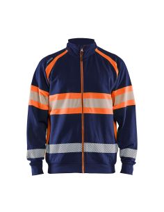 Blaklader Zip-Up Sweatshirt New Collection High Visibility 3551