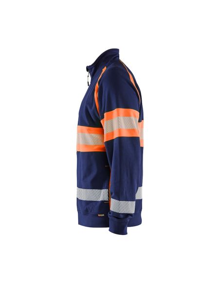 Blaklader Zip-Up Sweatshirt New Collection High Visibility 3551