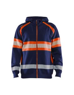 Hooded Zip Sweatshirt New Collection High Visibility 3552 Blaklader