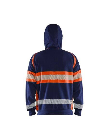 Hooded Zip Sweatshirt New Collection High Visibility 3552 Blaklader