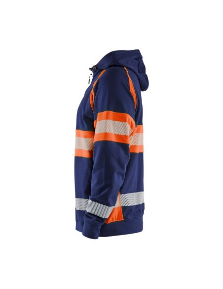 Hooded Zip Sweatshirt New Collection High Visibility 3552 Blaklader