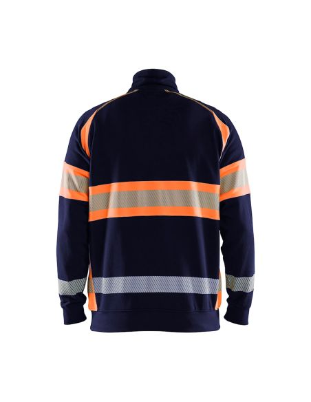 High Visibility New Collection Zip-Up Turtleneck Sweatshirt 3553 Blaklader