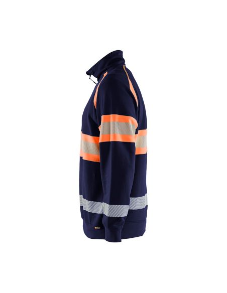 High Visibility New Collection Zip-Up Turtleneck Sweatshirt 3553 Blaklader