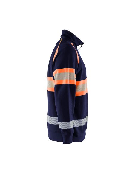 High Visibility New Collection Zip-Up Turtleneck Sweatshirt 3553 Blaklader