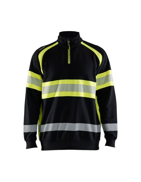 High Visibility New Collection Zip-Up Turtleneck Sweatshirt 3553 Blaklader