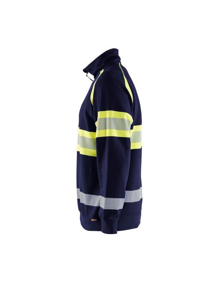 High Visibility New Collection Zip-Up Turtleneck Sweatshirt 3553 Blaklader