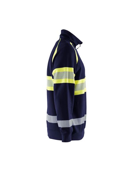 High Visibility New Collection Zip-Up Turtleneck Sweatshirt 3553 Blaklader