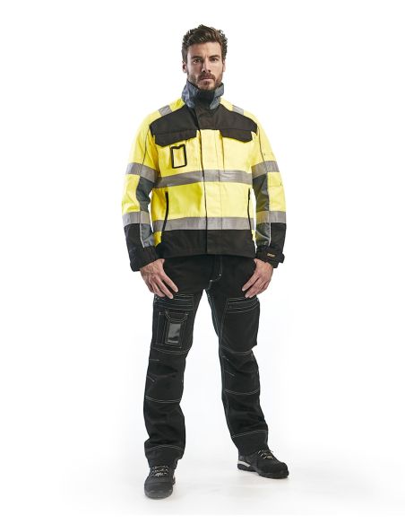 Veste de travail 4051 Blaklader Hydrofuge certifiée EN20471 Classe 3