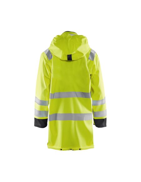 Blaklader 4326 long reinforced rain jacket, EN 343 Class 4 certified.