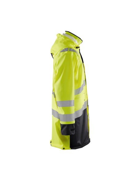 Blaklader 4326 long reinforced rain jacket, EN 343 Class 4 certified.