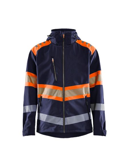 Blaklader 4494 high-visibility 10.000 mm softshell jacket