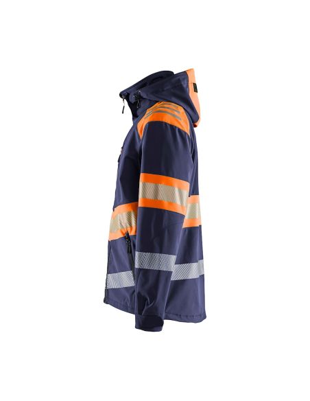 Blaklader 4494 high-visibility 10.000 mm softshell jacket