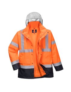 4 in 1 Highly Waterproof Traffic Parka EN204771 class 3 S471 Portwest