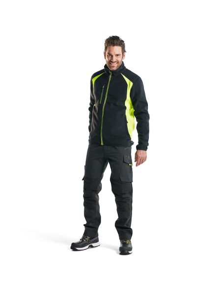 Micro fleece jacket with long back 4730 Blaklader