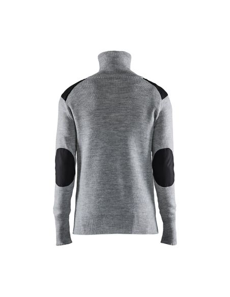 Pull à col zippé en laine chaude et douce 570 g/m² avec Renforts des épaules et des manches 4630 Blaklader