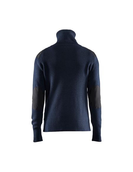 Pull à col zippé en laine chaude et douce 570 g/m² avec Renforts des épaules et des manches 4630 Blaklader