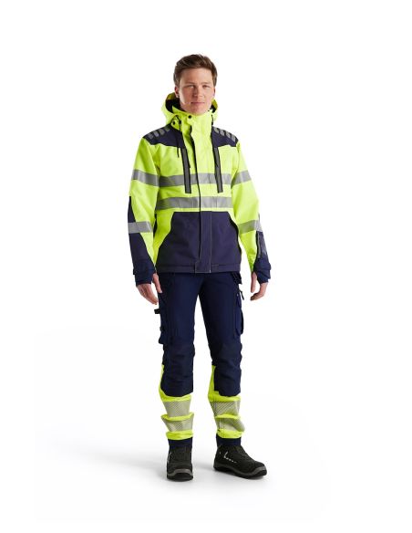 Blaklader Strech Hardshell 4496 high-visibility waterproof 10,000 mm jacket