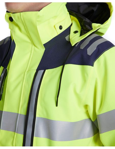 Blaklader Strech Hardshell 4496 high-visibility waterproof 10,000 mm jacket