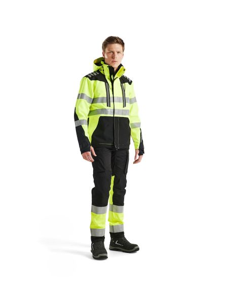 Veste Hardshell Blaklader Strech 4496 haute visibilité haute imperméabilité 10.000 mm