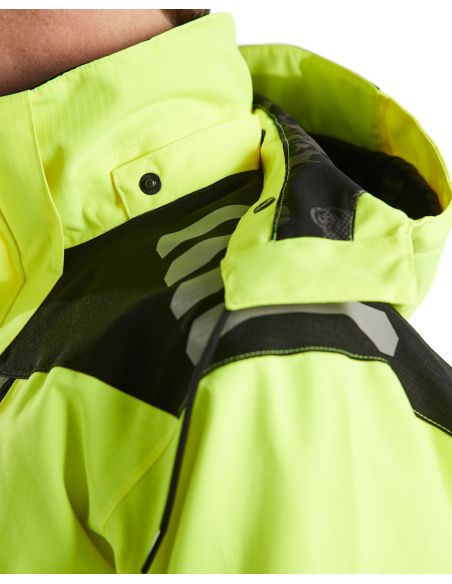 Veste Hardshell Blaklader Strech 4496 haute visibilité haute imperméabilité 10.000 mm