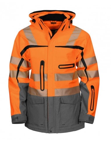 Men's Swedish Parka high visibility all weather Projob