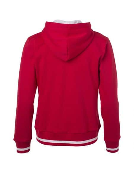 LADIES SWEATSHIRT LINED WITH PREMIUM COTTON HOODIE JAMES & NICHOLSON